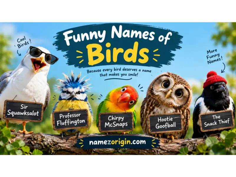 funny names of birds
